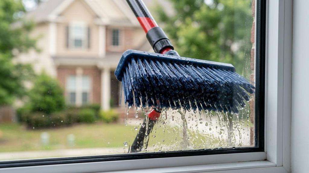 Pure Water Window Cleaning for Crystal Clear Views
