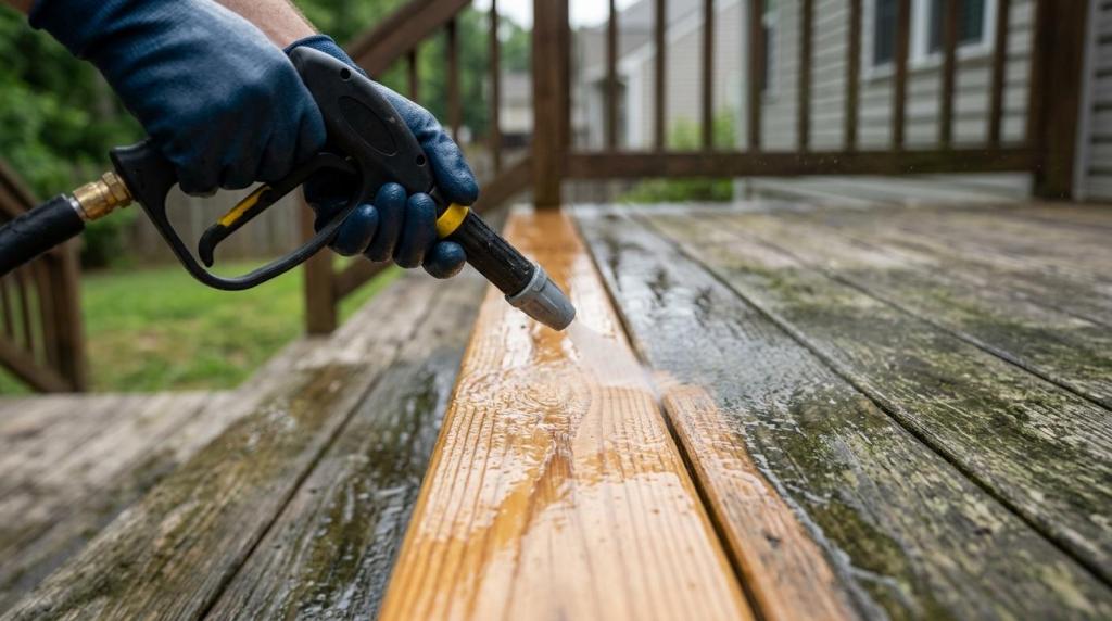 Rewrite Deck and Fence Cleaning Service Area Pages, West Columbia Cluster