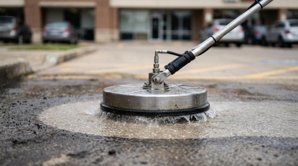 Elevation Power Washing Parking Lot Cleaning Service
